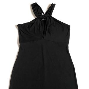 🤎3/$25 Black halter bodycon dress